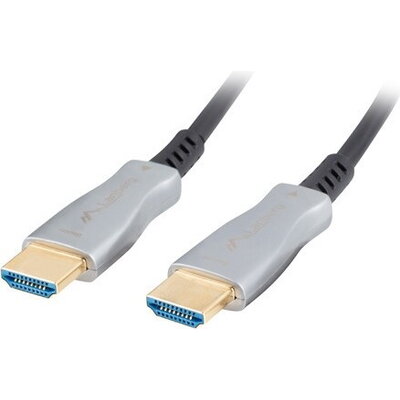 Кабел Lanberg HDMI M/M v2.0 cable 50m optical black aoc