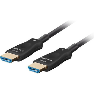Кабел Lanberg HDMI M/M v2.1 cable 50m optical black aoc