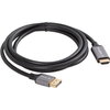 Кабел Lanberg display port (M)  -> HDMI(M) cable 1.8m, black