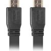 Кабел Lanberg HDMI M/M V2.0 cable 0.5m, 4K flat, black