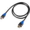 Кабел Lanberg HDMI M/M V2.0 cable 1.8m 4K CU box, black BOX