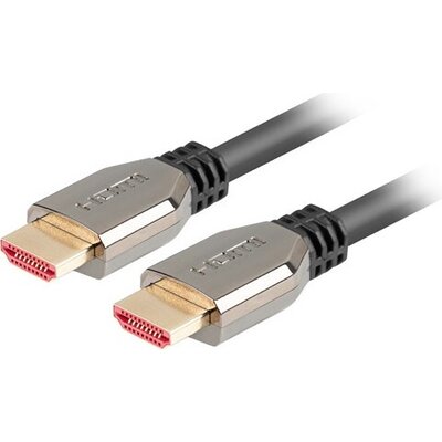 Кабел Lanberg HDMI M/M V2.1 1.8m 8K 60Hz, black