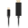 Кабел Lanberg USB-C (M) -> Displayport(M) 1.2 4K 60hz cable 3m, black