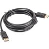 Кабел Lanberg display port M/M cable 3m 4K, black