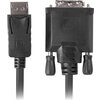 Кабел Lanberg display port (M) V1.2 -> DVI-D (M) (24+1) cable 1m, dual link, black