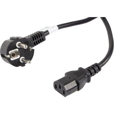 Кабел Lanberg CEE 7/7 -> IEC 320 C13 power cord 10m VDE, black