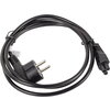 Кабел Lanberg CEE 7/7 (MICKEY) -> IEC 320 C5 power cord 1.8m VDE, black