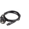 Кабел Lanberg CEE 7/7 (MICKEY) -> IEC 320 C5 power cord 1.8m VDE Straight, black