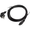 Кабел Lanberg CEE 7/7 (MICKEY) -> IEC 320 C5 power cord 3m VDE, black