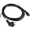 Кабел Lanberg CEE 7/7 (MICKEY) -> IEC 320 C5 power cord 3m VDE, black
