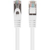 Кабел Lanberg patch cord CAT.6 FTP 0.25m fluke passed (10-pack), white