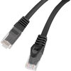 Кабел Lanberg patchcord CAT.6 utp lszh cu 0.25m black fluke passed