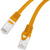 Кабел Lanberg patch cord CAT.6A U/UTP LSZH CU 0.25m Fluke Passed, Orange