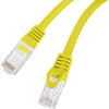Кабел Lanberg patch cord CAT.6A U/UTP LSZH CU 0.25m Fluke Passed, Yellow