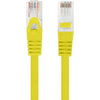 Кабел Lanberg patch cord CAT.6A U/UTP LSZH CU 0.25m Fluke Passed, Yellow