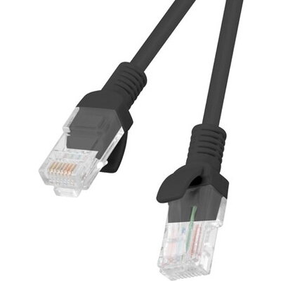 Кабел Lanberg patch cord CAT.5E 3m, black