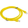 Кабел Lanberg patch cord CAT.6 2m, yellow