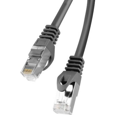 Кабел Lanberg patch cord CAT.6 FTP 0.25m, black