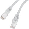 Кабел Lanberg patchcord CAT.6 UTP LSZH CCA 0.5m Fluke Passed, Grey