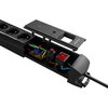 Разклонител Lanberg Surge Protector SP1 5M 5 x French Outlets Black