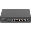 Комутатор Lanberg switch 4x 100mb poe+/2x 100mb unmanaged rack 10