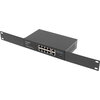 Комутатор Lanberg switch 8x 100mb poe+/2x 1GB unmanaged rack 10