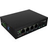 Комутатор Lanberg Switch Light Industrial POE 1 x BT 3 x AT 2 x SFP DIN Unmanagment Gigabit Ethernet