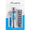 Инструмент Lanberg Toolkit with ratchet screwdrivers with extention bar 9 sockets 6 bits