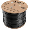 Кабел Lanberg LAN cable CAT.6 UTP 305m solid outdoor CU, Fluke passed, Black