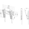 Стойка Neomounts Flat Screen Wall Mount (tilt)