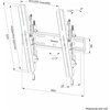 Стойка Neomounts Level-850 TV mount wall 40-75