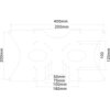 Аксесоар Neomounts by Newstar VESA Conversion Plate - VESA 75/100 - 200x100, 200x200, 400x200