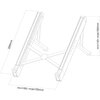 Стойка NewStar Foldable Notebook Desk Stand (ergonomic)