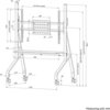 Стойка Neomounts Move Go TV trolley 55-86