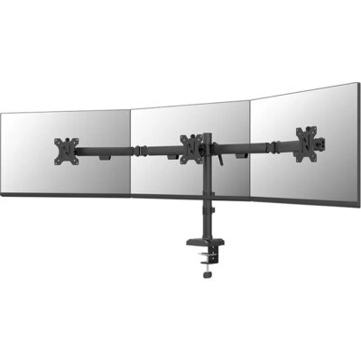 Стойка Neomounts Nero Triple Flat Screen Desk Mount (phone holder+Quick-fix clamp/grommet)