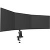 Стойка Neomounts Nero Triple Flat Screen Desk Mount (phone holder+Quick-fix clamp/grommet)