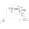 Стойка Neomounts Monitor arm 10-32