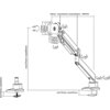 Стойка Neomounts Monitor arm 10-49