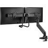 Стойка Neomounts by NewStar Screen Desk Mount 2 screens (topfix clamp & grommet) for 2 Monitor Screens, Black