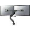 Стойка Neomounts by NewStar Screen Desk Mount 2 screens (topfix clamp & grommet) for 2 Monitor Screens, Black