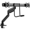 Стойка Neomounts by NewStar Screen Desk Mount 2 screens (topfix clamp & grommet) for 2 Monitor Screens, Black