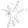 Стойка Neomounts by NewStar Screen Pole Clamp/Truss Mount 1 pivot VESA 400x400 (polediameter 28-50 mm)