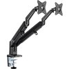 Стойка Neomounts by Newstar Desk Mount ultra flat (clamp/grommet) for 2 Monitor Screens