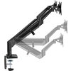 Стойка Neomounts by Newstar Desk Mount ultra flat (clamp/grommet) for 2 Monitor Screens