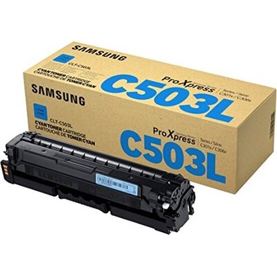 Консуматив Samsung CLT-C503L H-Yld Cyan Toner Crtg