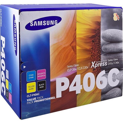 Консуматив Samsung CLT-P406C 4-pk CYMK Toner Crtg