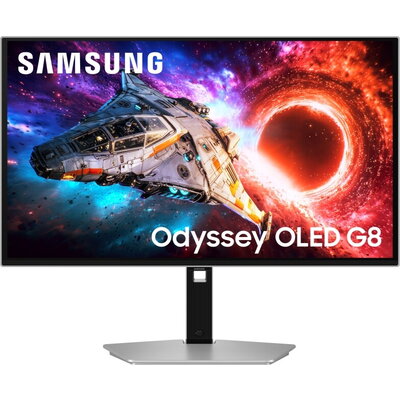 Монитор Samsung 27'' LS27HG800SU Odyssey OLED G8 4K 3840x2160 0.03ms 240Hz Glare Free DP 2.1 (UHBR20) & USB-C (98W) Silver
