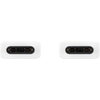 Кабел Samsung Data Transfer Cable, USB-C To USB-C, 1m, White