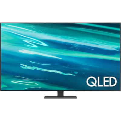Телевизор Samsung 75'' 75Q80A QLED FLAT, SMART, 3800 PQI, Dual LED, Direct Full Array 8x, Micro Dimming, Quantum HDR 1500, HDR 1