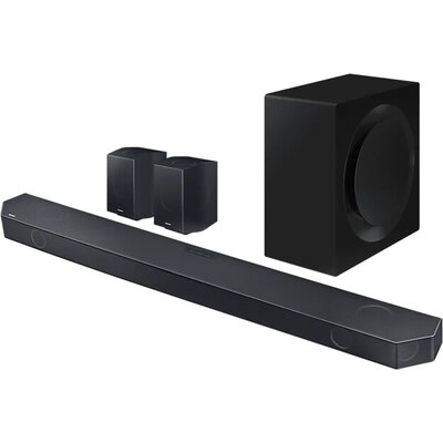 Аудио система Samsung HW-Q990C Soundbar 656 Watts 11.1.4ch, Wireless Dolby Atmos, Q-Symphony, SpaceFit Sound+, Black